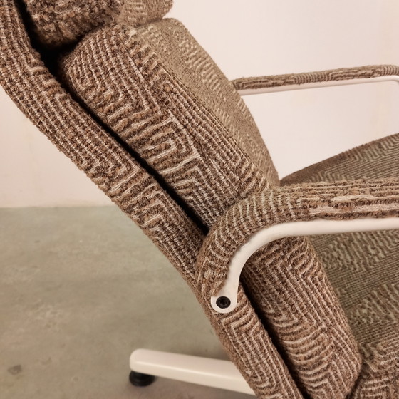 Artifort F 154 Fauteuil Geoffrey Harcourt Vintage Récemment Rembourré – Cotton, Iron (photo 4 of 10)