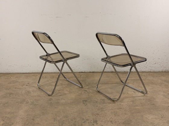 Image 1 of Plia stoelen van Giancarlo Piretti voor Anonima Castelli, jaren 70, set van 4