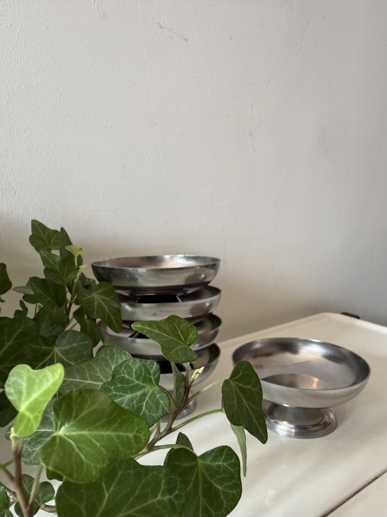 Set Van 5 Chrome Coupes – Servies (photo 4 of 5)