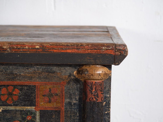 Antique painted chest (c.1870) #28 – Chest of drawers (photo 17 of 40)