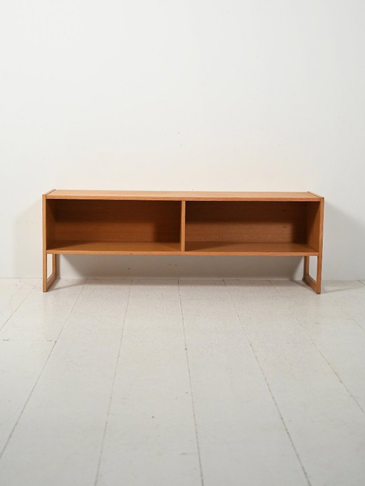 1960s oak TV stand by Arne Wahl Iversen