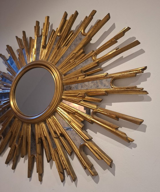 Image 1 of Specchio ovale da sole 86x66cm rara edizione Deknudt