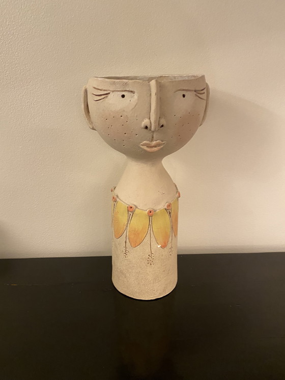 Image 1 of Scultura vegetale artigianale vintage ingenua