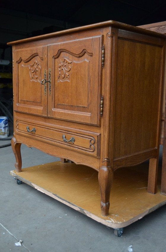 Vintage Chest of Drawers (1970s/80s) – Metal, Wood (photo 3 of 7)