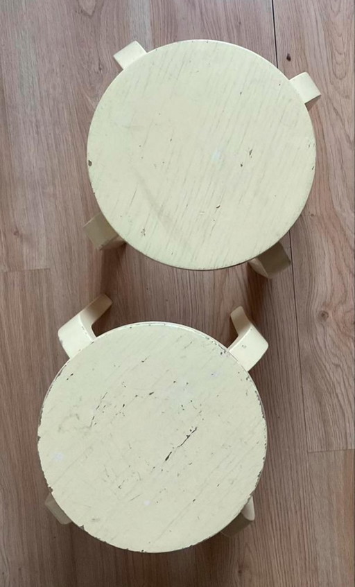 2 Ikea frosta children's stools