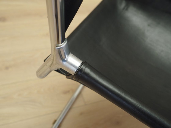 Image 1 of Leather chair, Italian design, 1970s, production: Italy