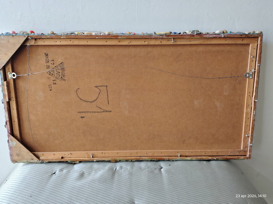 Image 1 of mirror with shell rim