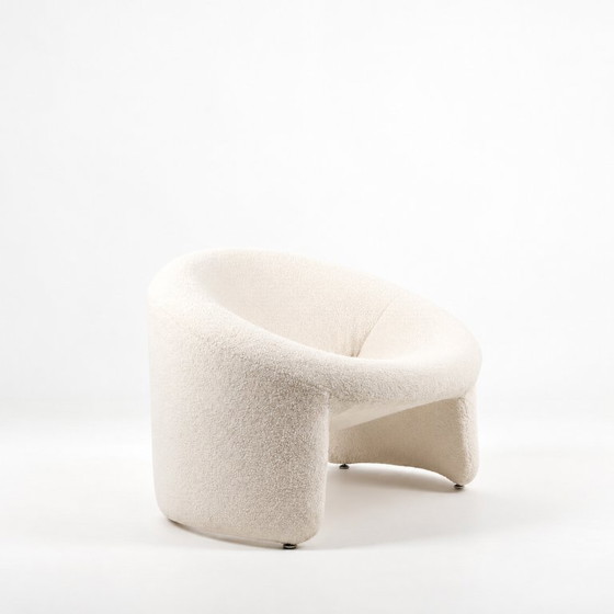 OLIVIER MOURGUE, Poltrone e poggiapiedi Montréal, Airborne Ed., 1967, Tessile, Crema, Organic Modern (foto 7 di 15)