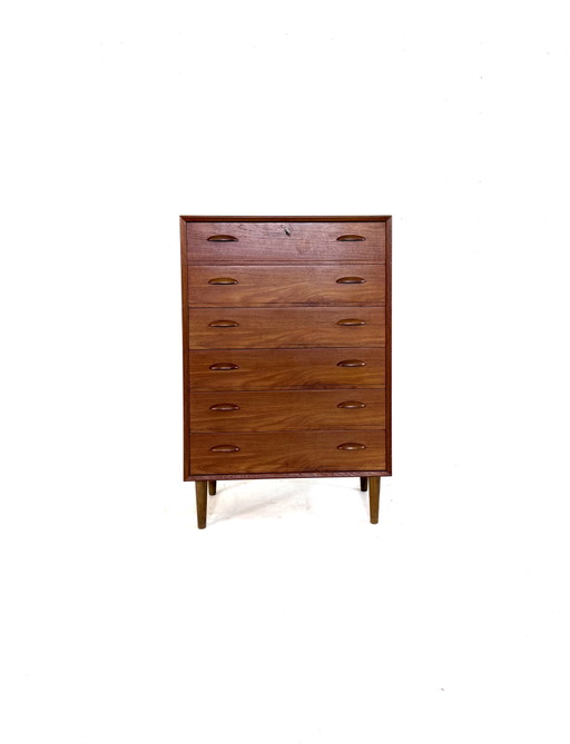 Vintage Danish Teak Chest of Drawers, Kai Kristiansen ‘60