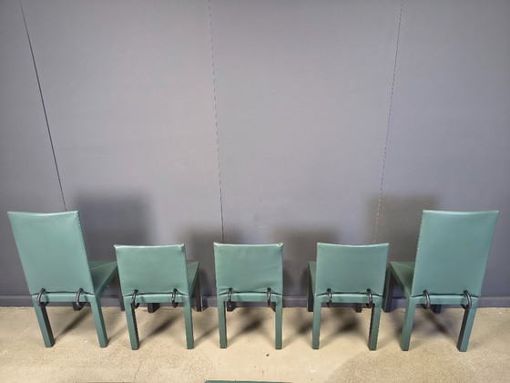 Image 1 of Sedie da pranzo Arcadia di Paolo Piva per B&B Italia set da 10