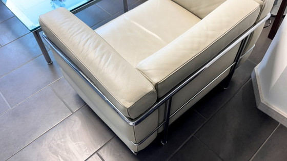 Image 1 of Cassina LC 3 Sofa LC3 Sessel LC10 Tisch