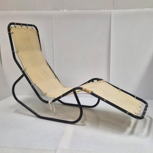 Vintage Barwa schommelende chaise longue uit de jaren 50 van J. Waldheim & Edgar Bartolucci