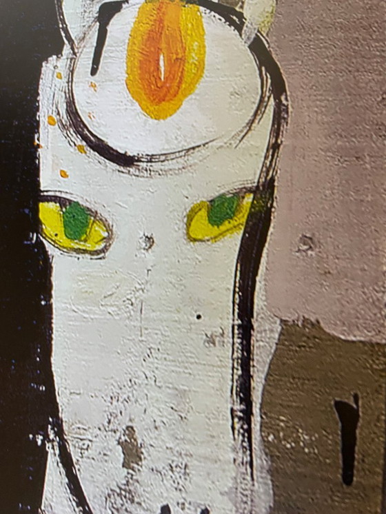 Image 1 of Yoshimoto Nara, Untitled (after overpainting), 1987-1997, copyright Yoshitomo Nara, 2024, Stampato in Germania