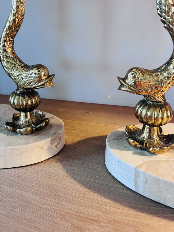 Image 1 of Set Hollywood Regency Tischlampen 