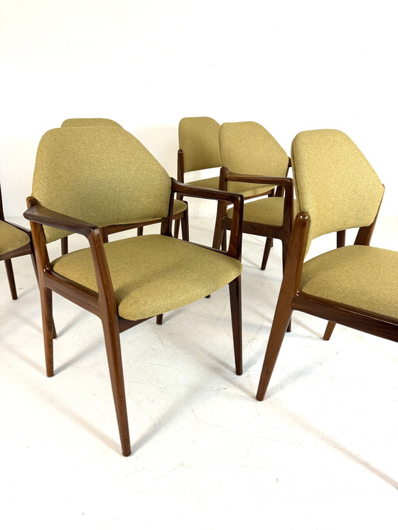 Image 1 of 6x restored dining room chairs, Wilkhahn '60