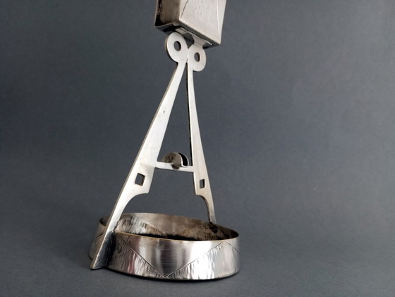 Image 1 of Hans Ofner Geometrisch-Constructivistische Secessionistische Asbak voor Sandrik ca 1905