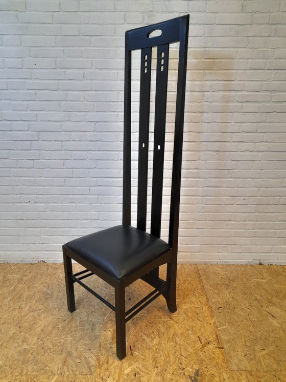 Image 1 of 4 Ingram highback chairs Charles Mackintosh