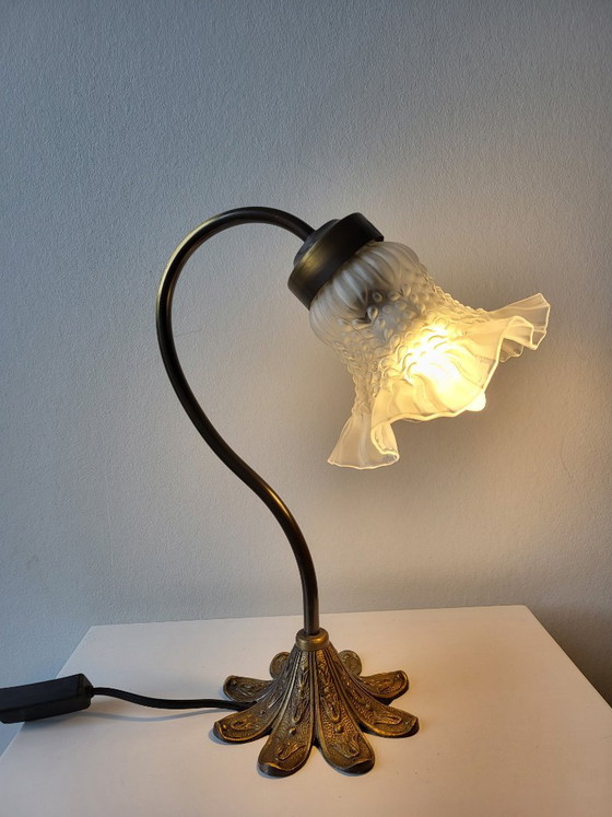 Paire de lampes de bureau Lily – Brass (photo 12 of 12)