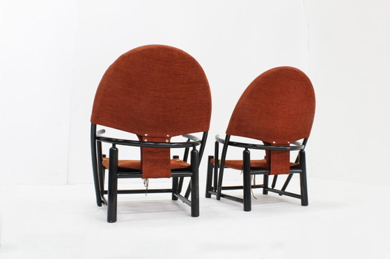 Image 1 of Vintage Hoop armchairs by Piero Palange for Germa, set of 2
