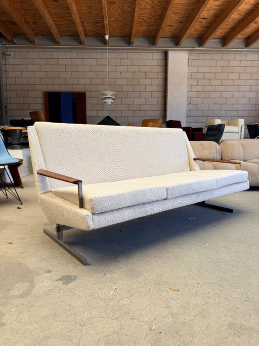 Vintage Topform Sofa by Louis Van Teeffelen – banken, Metal, Textile