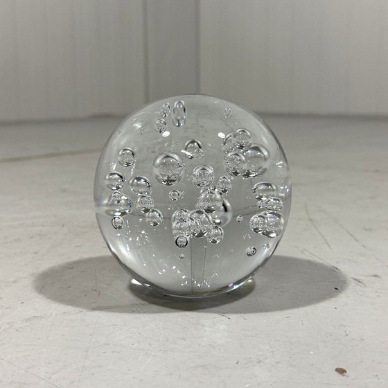 Image 1 of Glazen presse papier Zweden 1960's