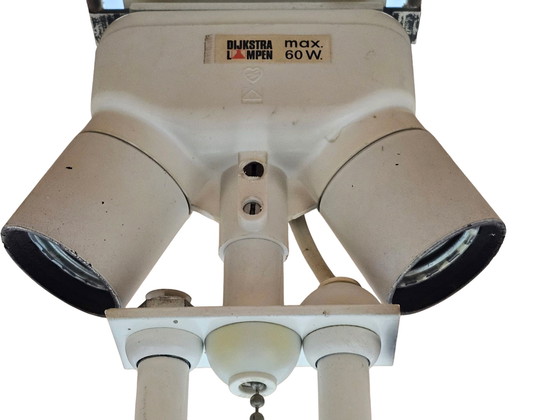 Image 1 of Dijkstra - Dijkstra Holland - Hollywood Regency Style - White - Beige - Table Lamp - 70's