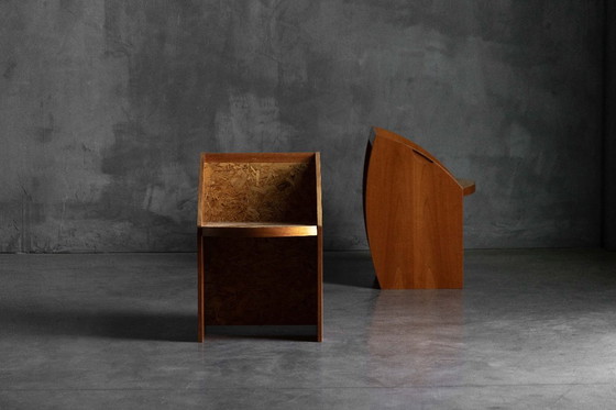 Image 1 of Postmoderne Geometrische Stühle, Italien, 1980er Jahre