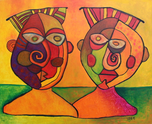 Old painting 'Before the flood'