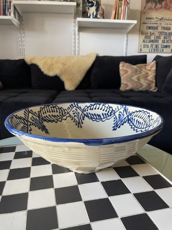 Image 1 of Grote handgemaakte terracotta kom