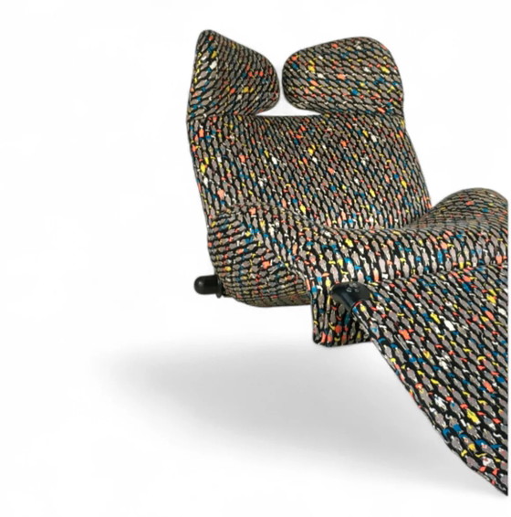 Sedia Wink di Toshiyuki Kita per Cassina con tessuto Gaetane Pesce, Modello 111 Wink Lounge Chair – Poltrone (photo 3 of 4)