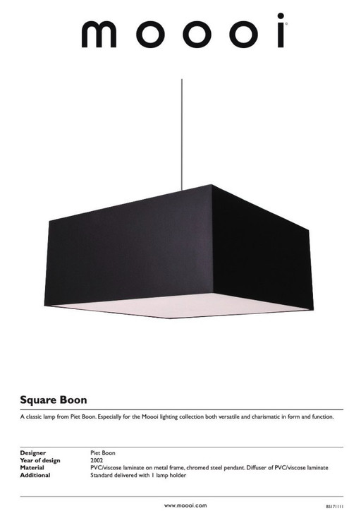 Piet Boon – Moooi – Square Boon – 90 X 90 – NIEUW!