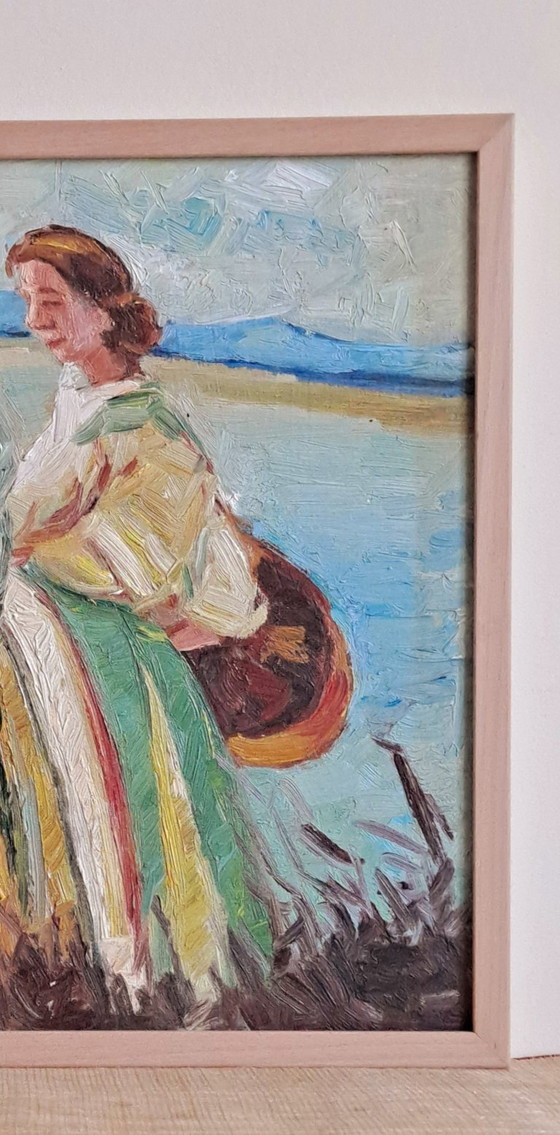 Impressionist oil painting of a seascape – Paintings & Drawings, Mdf (photo 7 of 9)
