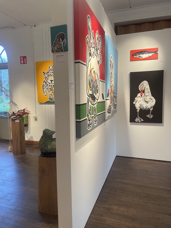 Image 1 of Gemälde eines Schwans