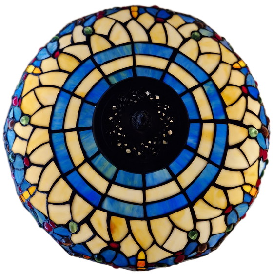 Image 1 of Bellissima lampada da tavolo vintage in stile Tiffany 60x40