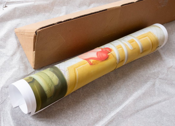 Image 1 of Friseursitzung im Badezimmer – Fernando Botero Poster 50 × 70 cm