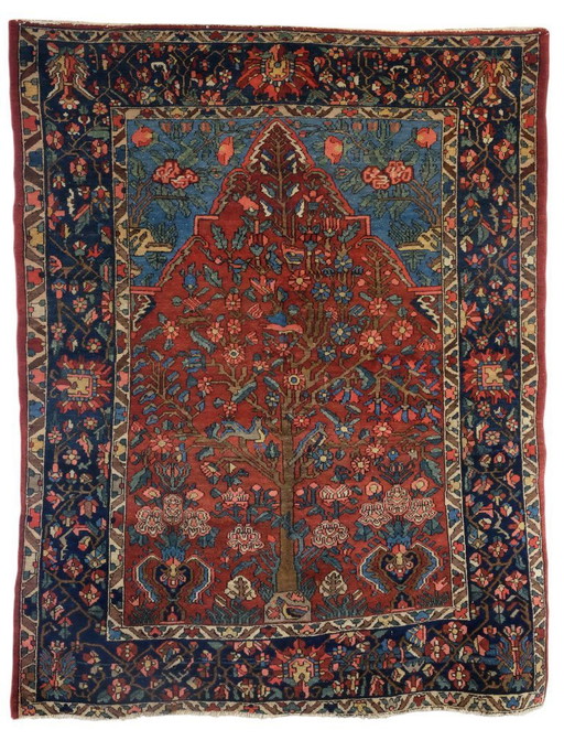 Tappeto da preghiera, nomadi Bachtiar, 80 anni.