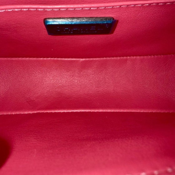 Image 1 of Chanel Boy Small - Stingray Pink Ruthenium Silver Hardware Serie 18