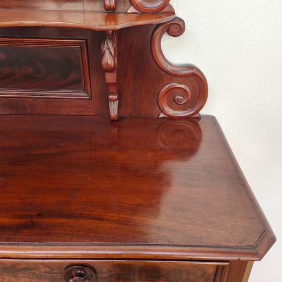 Image 1 of Antique brocante buffet cabinet sideboard cabinet cupboard