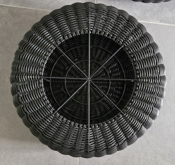 Image 1 of Poggiapiedi IKEA Ottman nero anni &#39;90 