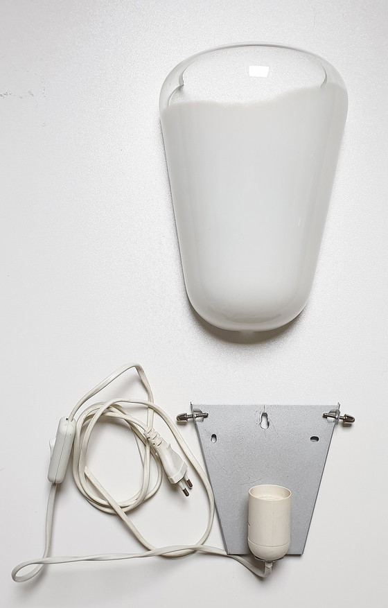 Image 1 of Vintage Mond Geblazen Wandlamp