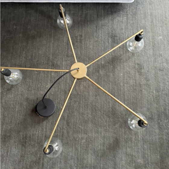 Image 1 of Lampadario in ottone Tribeca Chambers 76