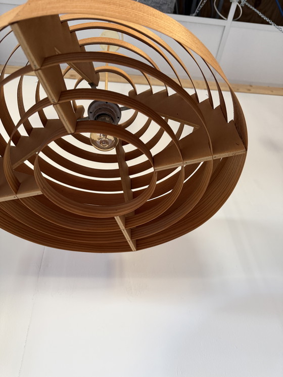 Image 1 of 2x lampade a sospensione vintage a stecche, Hans Agne Jakobsson '60