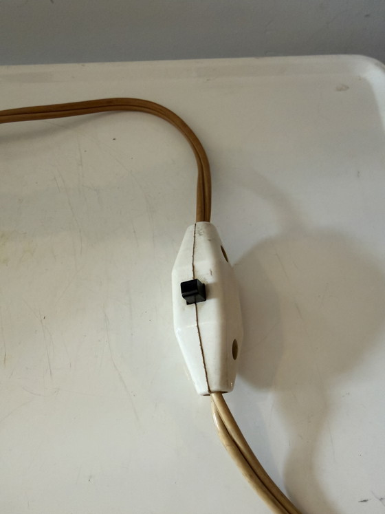 Image 1 of Brass table lamp with onyx base
