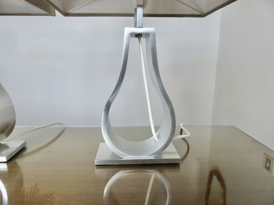 Image 1 of Paire De Lampes En Aluminium Par Monica Mulder Pour Ikea