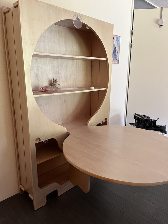 Image 1 of Cabinet and dining table made of thick plywood