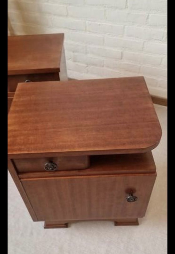 Image 1 of Nachtkastjes jaren 50