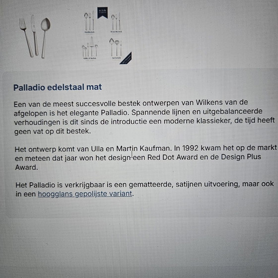 Wilkens Palladio Besteckkassette 6 Personen 62-teilig, Besteckkassetten, Rostfreier Stahl, Silber (Foto 10 von 10)