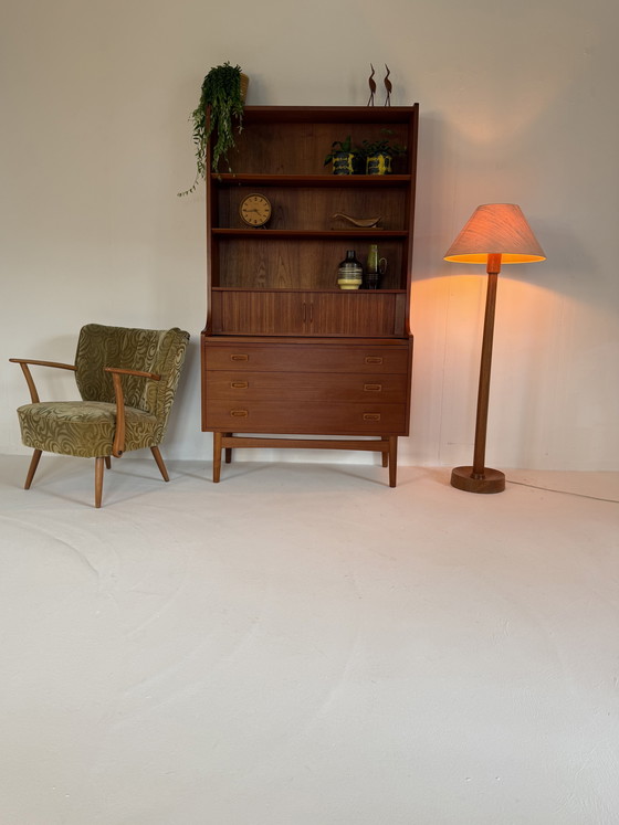 Image 1 of Vintage teak floor lamp, Domus '70