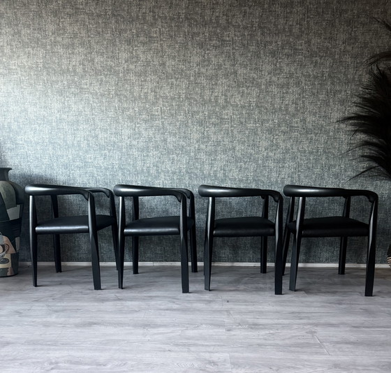 Image 1 of 6 poltrone “Miss” design di Afra & Tobia Scarpa,1986 circa per Molteni