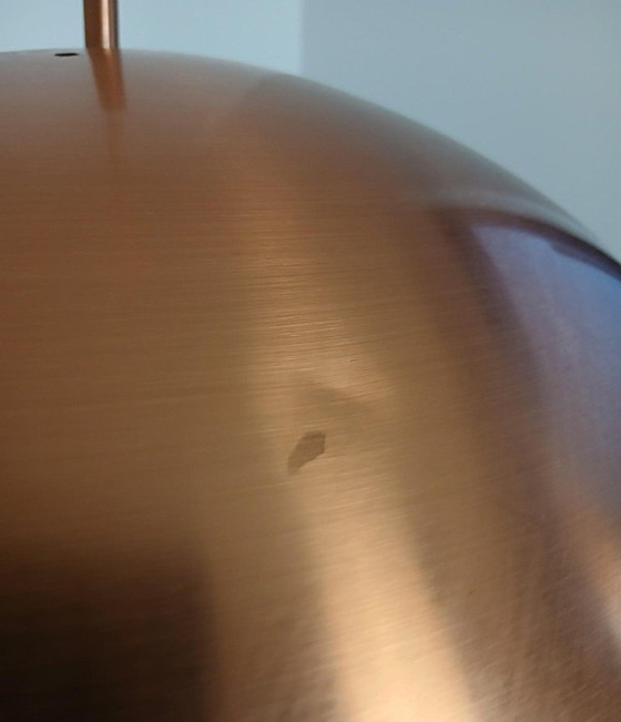 Image 1 of Solid copper pendant lamp by Jo Hammerborg for Fog & Mørup